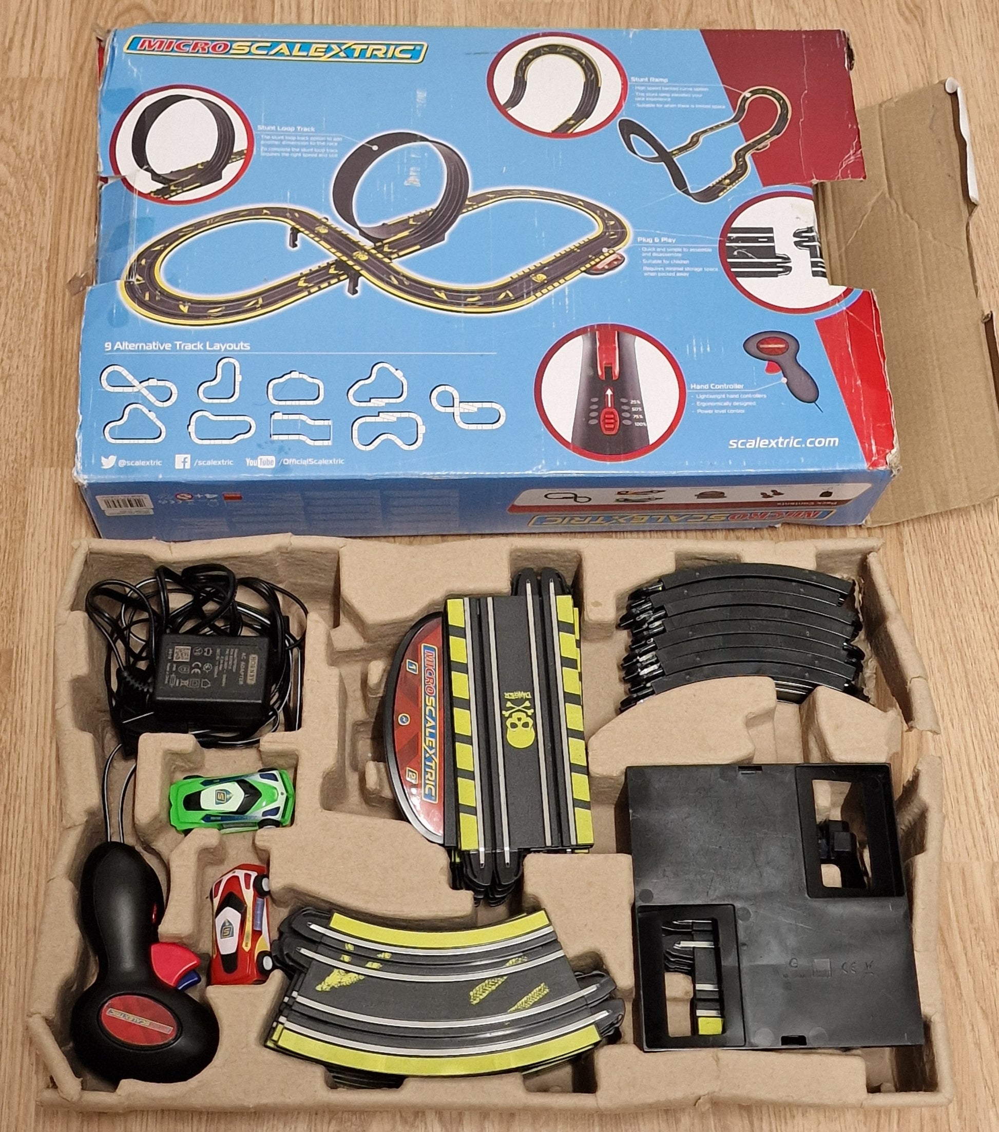 Micro Scalextric G1146 City Collision - Track Layout Set