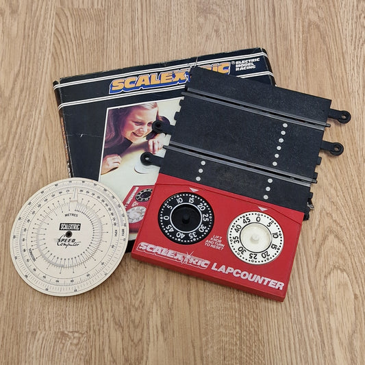 Scalextric C277 Classic Lap Counter, C276 Computer & Box #A