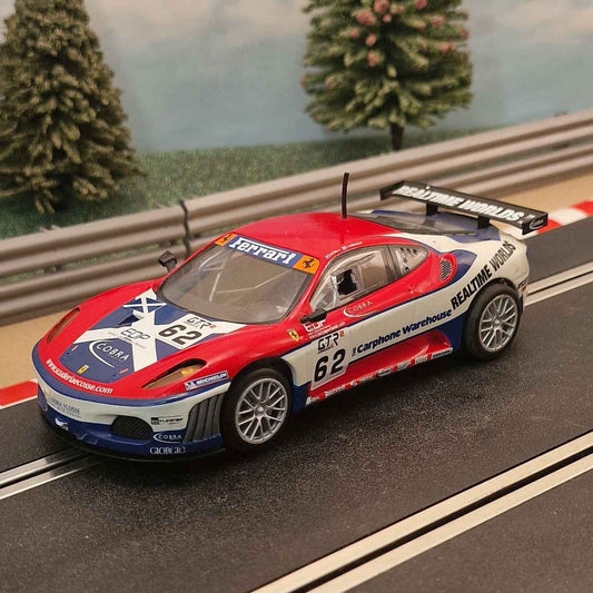 Scalextric C2804 Ferrari F430 GT Scotland Kinch Kirkaldy *LIGHTS* #62 #Z