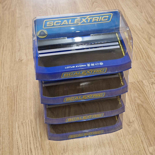 Scalextric Crystal Display Cases - Job Lot Bundle - Round Top x 4