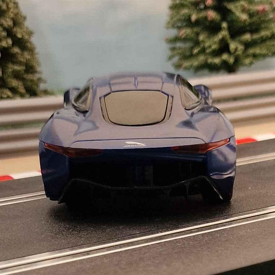 Scalextric ex C1538 Jaguar C-X75 Blue #Q