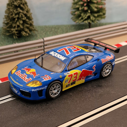 SCX 62940 Ferrari 360 GTC Red Bull #73 *LIGHTS*