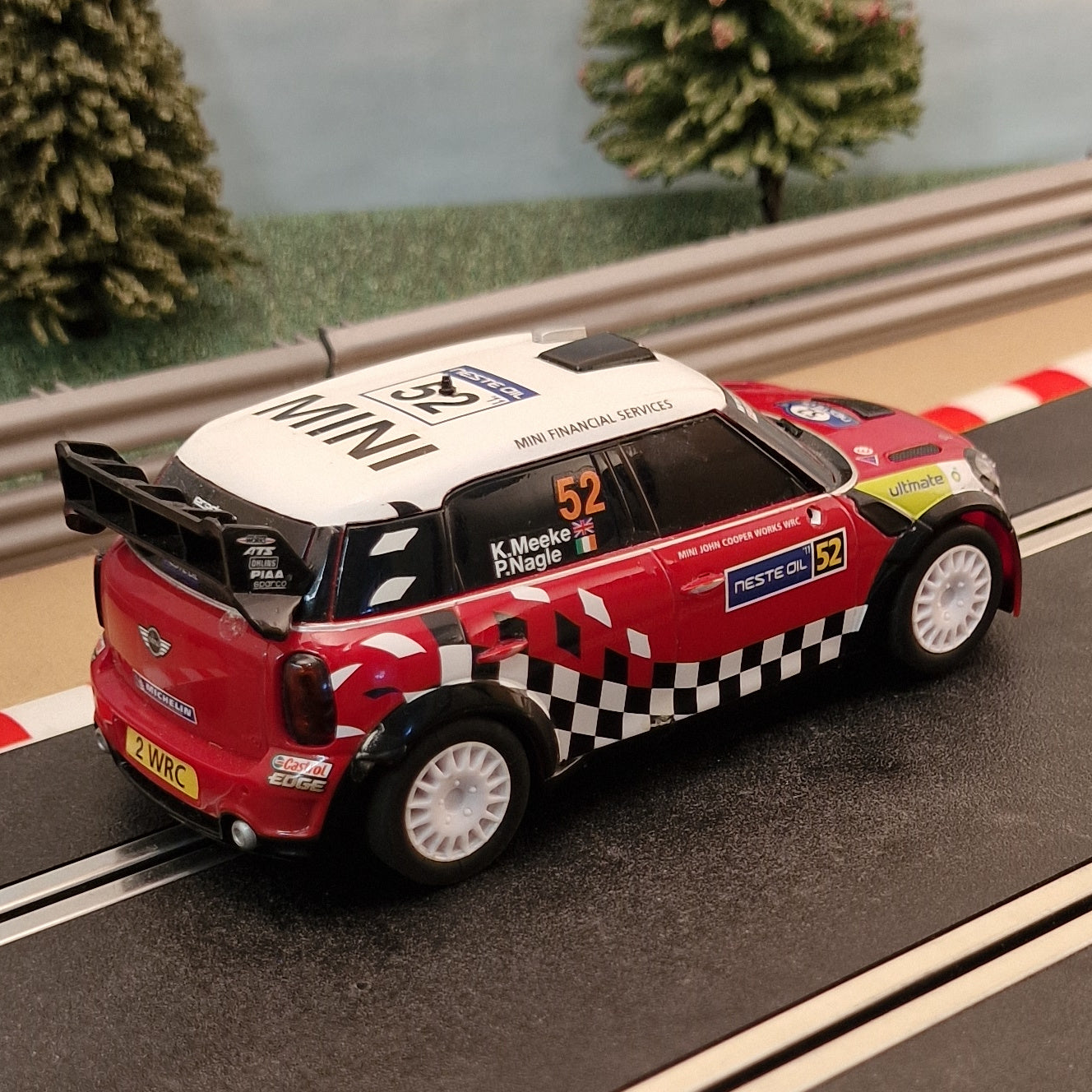 Coche Scalextric 1:32 - C3285 Mini Countryman WRC - Meeke #52 #E