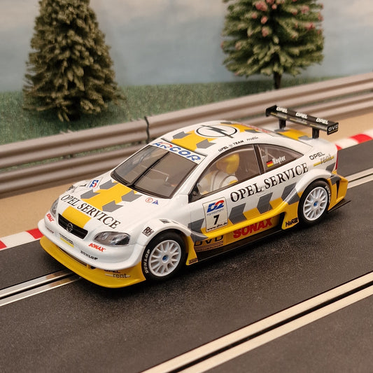 Scalextric C2297 Opel V8 Coupé Opel Service - Reuter #7 *LIGHTS* #M