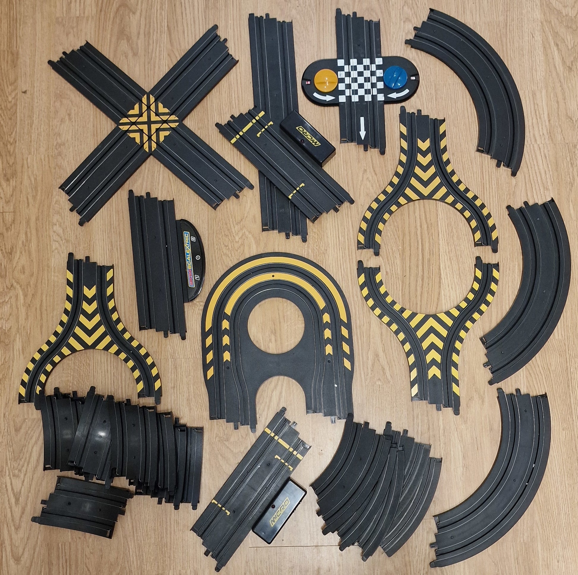 Micro Scalextric Track Job Lot Bundle Straight Curves Hairpin Lap etc