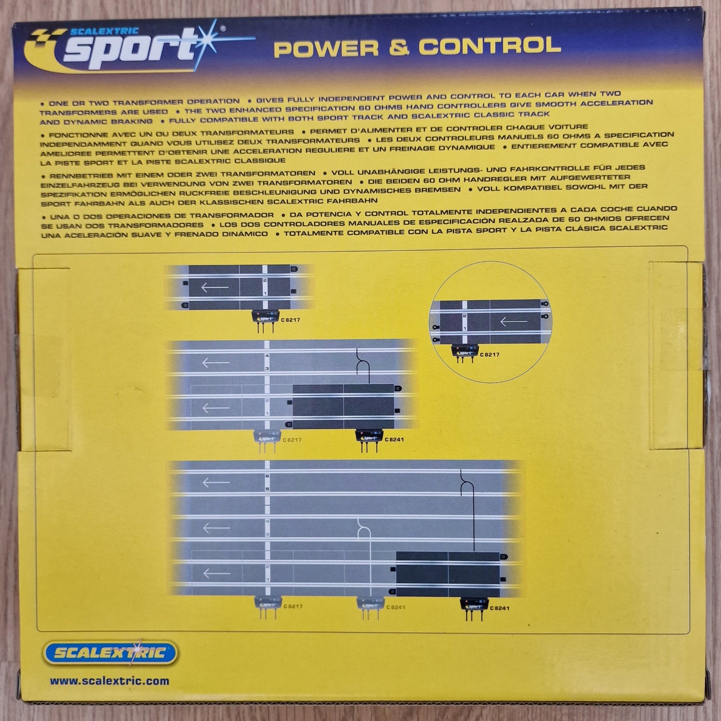Scalextric C8217 Power & Control BNIB