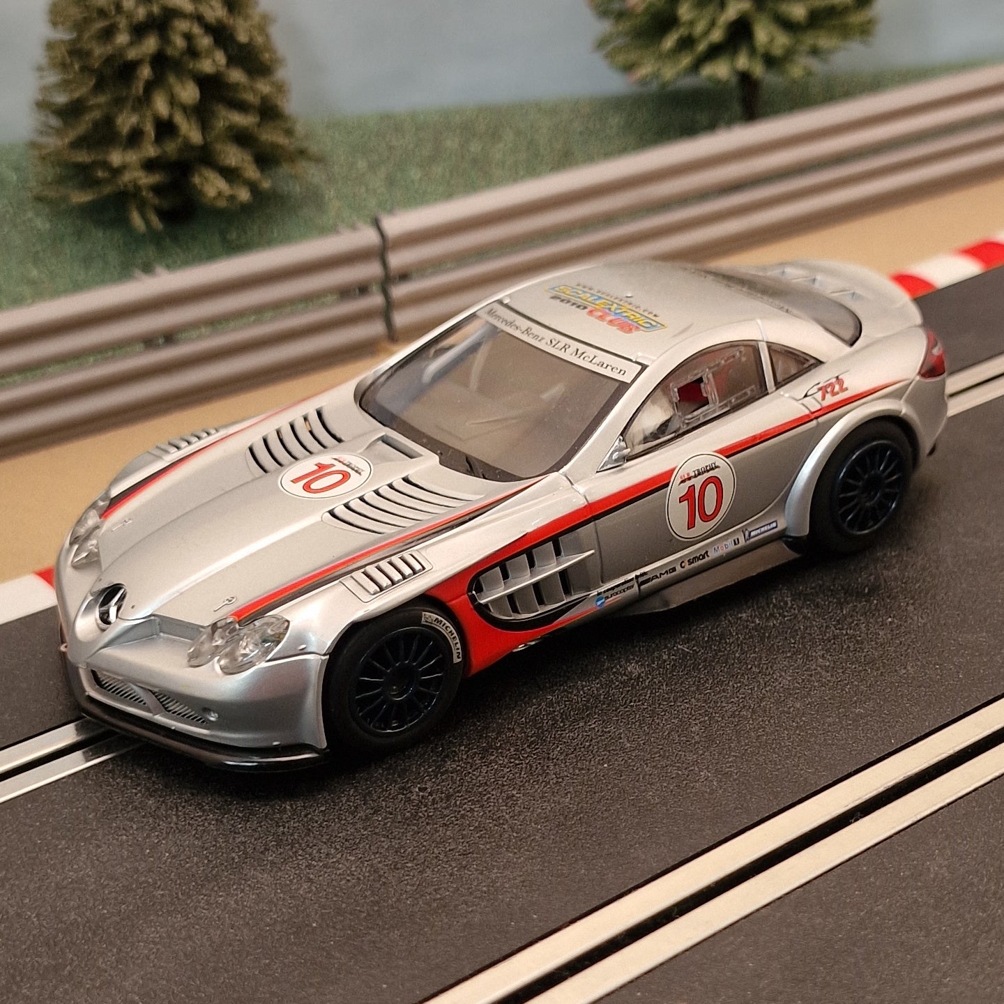 Scalextric C3116 Mercedes SLR McLaren 722 GT #10 *LIGHTS* #MWS