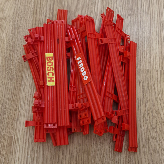 Scalextric C274 Armco Fence Track Barriers - 30 Red