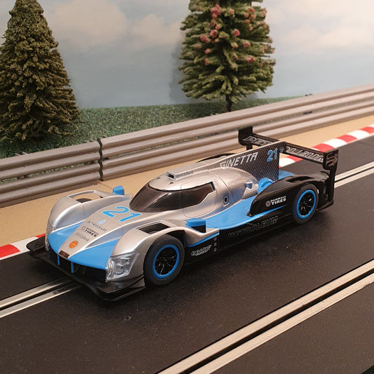 Scalextric 1:32 Car - Blue Ginetta G60 LMP1 Le Mans #21