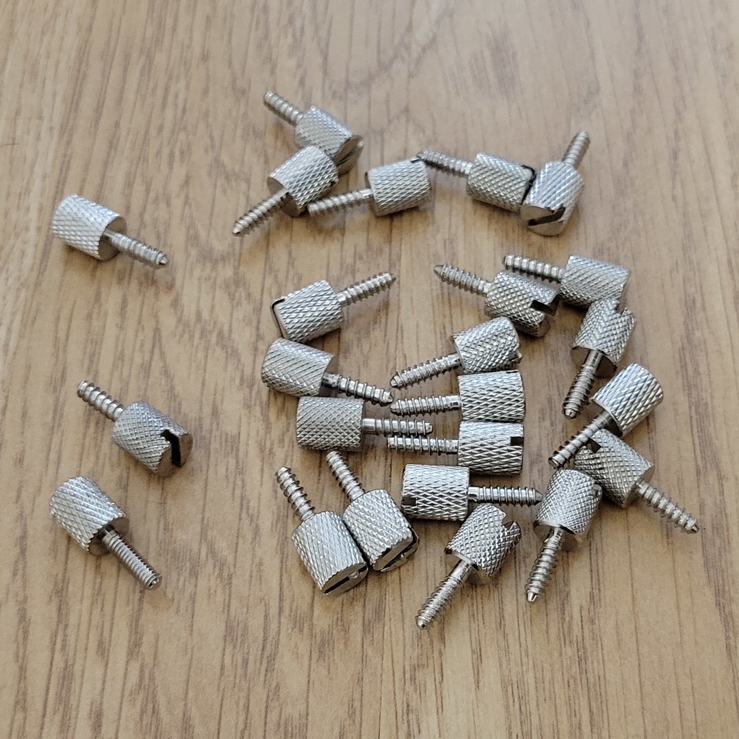 Scalextric Base Screws To Hold Cars In Position In Crystal Cases - 24 Long