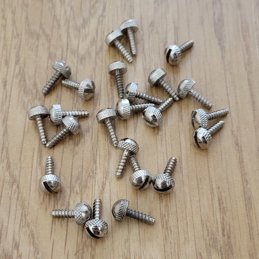 Scalextric Pack Of 24 Base Screws To Hold Cars In Position In Crystal Cases Round