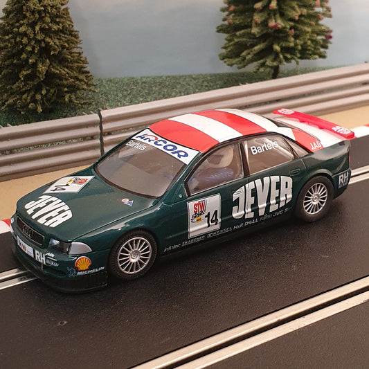 Scalextric 1:32 Car - C2131 Audi A4 Euro Bartels JEVER #14 *LIGHTS* #M