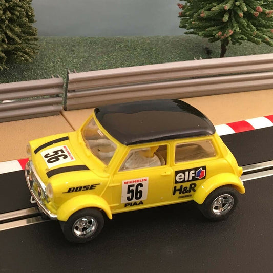 Scalextric 1:32 Car - C2104 Mini Cooper Yellow 'BOSE' #56 #B