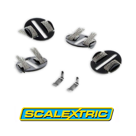 Scalextric Sport C8329 Quick-Fit Pickup Plates & Braids With Shoes