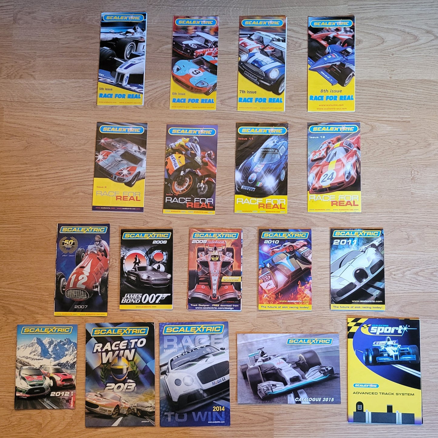 Scalextric Catalogues - Issue 5th to 12th - 2007 to 2015