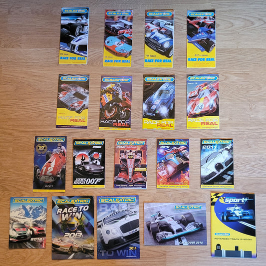 Scalextric Catalogues - Issue 5th to 12th - 2007 to 2015