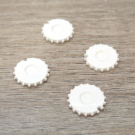 Scalextric Replacement Hub Caps / Wheel Trim Escort Cosworth Porsche 962 Le Mans
