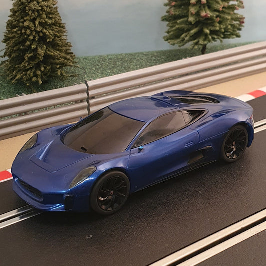Scalextric 1:32 Car - Blue Jaguar C-X75 #MW