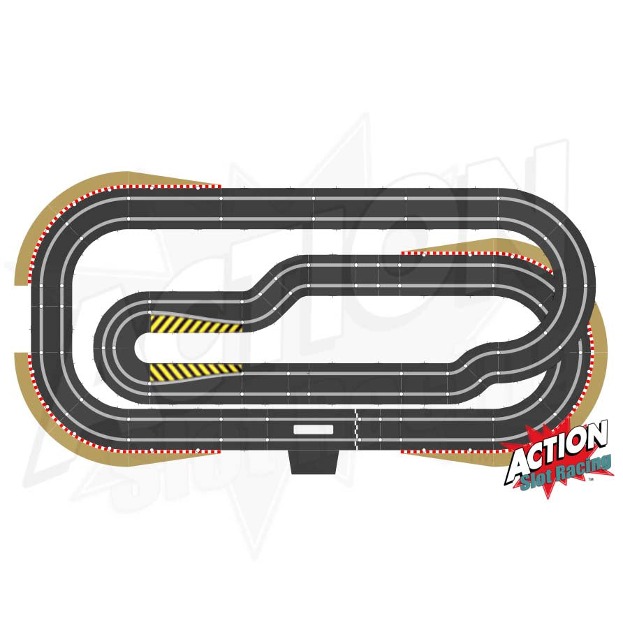 Scalextric Sport 1:32 Track Set - Compact Layout ARC Air AS11 – Action ...