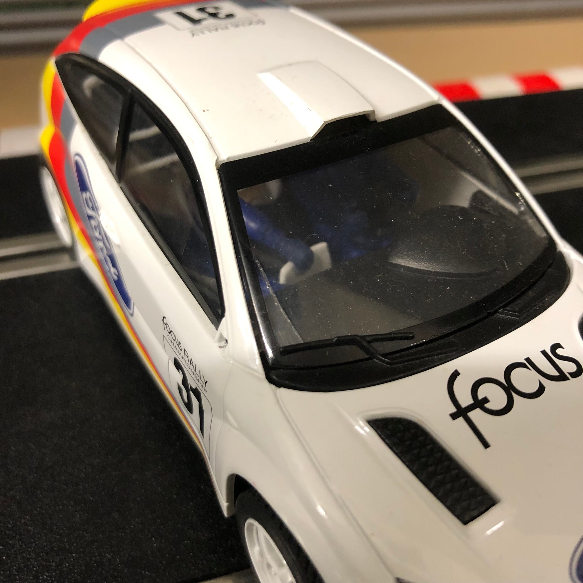 Scalextric 1:32 Car - White Ford Focus WRC #31 #G
