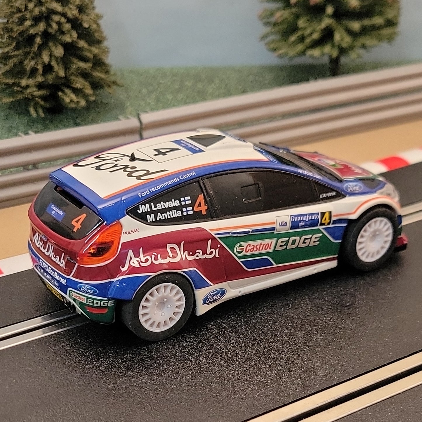 Scalextric 1:32 Car - C3347 WRC Ford Fiesta 'Abu Dhabi' Latvala #4 #D