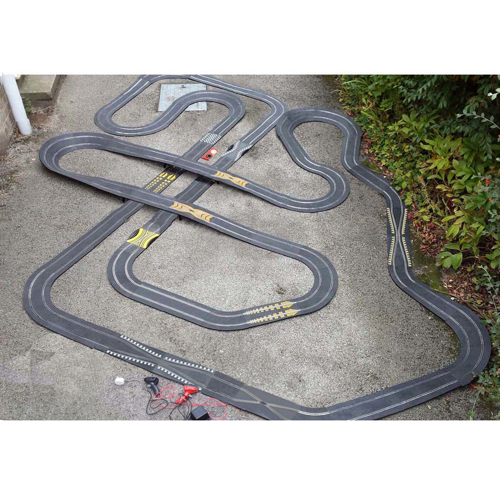 Scalextric Classic Layout Job Lot Bundle Set HUGE TRACK + LAP COUNTER #Ka