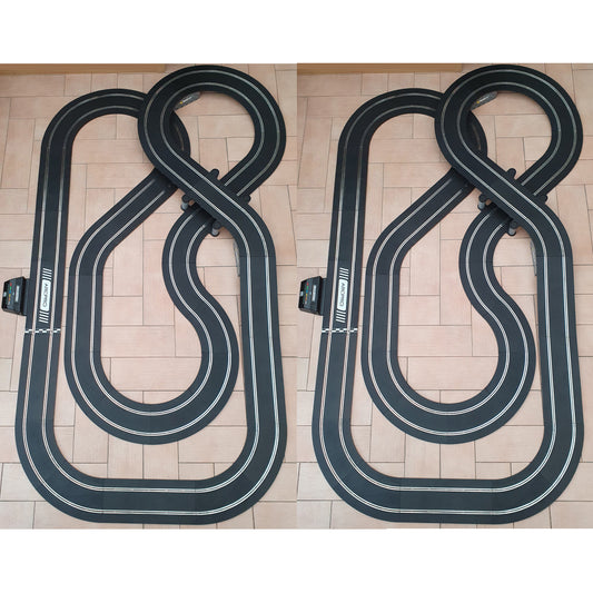 Scalextric Sport 1:32 Track Layout ARC Pro AS9 x 2 Without Lane Change