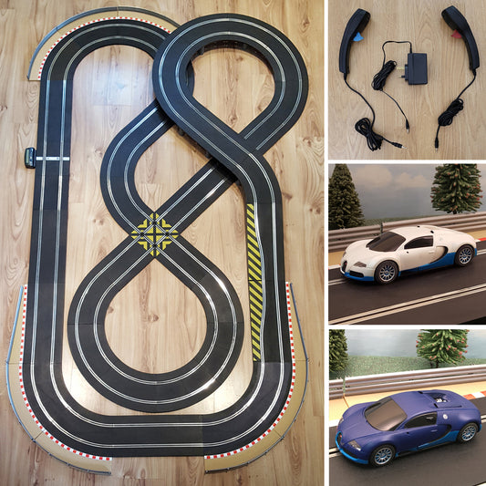 Scalextric Sport Track Set Layout With Veyron Cars AS10 * BLACK FRIDAY *