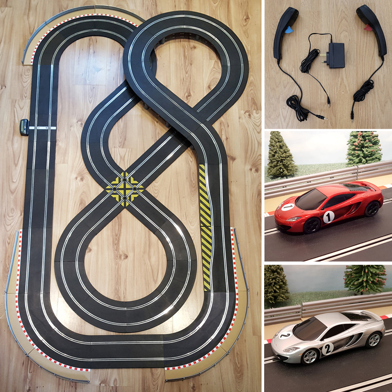 Scalextric Sport 1:32 Figure-Of-Eight Layout Set With McLaren Cars