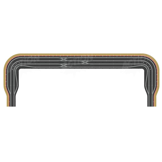 Scalextric Sport 1:32 Track - Digital Triple Lane Corner C7014 C7015 C7016 C7036