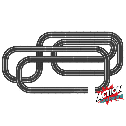 Scalextric Sport 1:32 Track Set Layout AS7 - No Powerbase