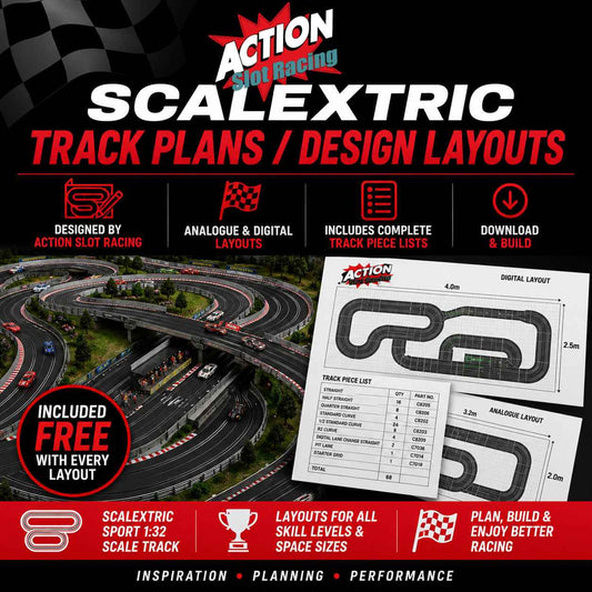 Scalextric Track Plans / Design Layouts