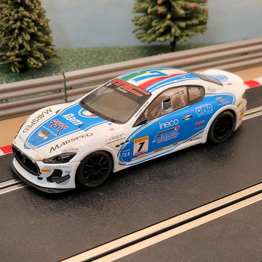 Scalextric 1:32 Car - C3507 Maserati Trofeo Cecchellero #7 *LIGHTS* #MWS