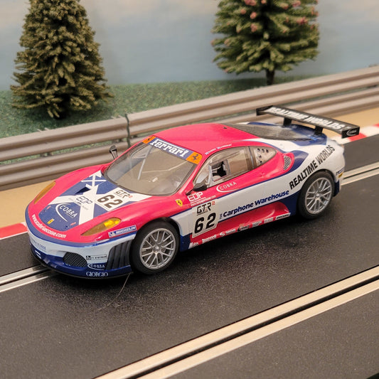Coche Scalextric 1:32 - C2804 Ferrari F430 GT Ecosse Escocia Kinch LUCES #62 #E