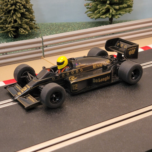 Scalextric 1:32 Car - C4529 Black Lotus 97T Portuguese GP 1985 F1 Senna #12 #T