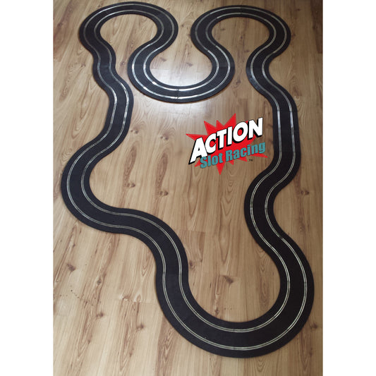 Pista clásica Scalextric 1:32 - Conjunto de lotes de trabajo ** DISEÑO DE PISTA ENORME ** #Ca 