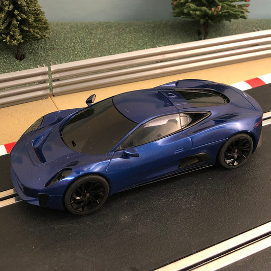Scalextric 1:32 Car - Blue Jaguar C-X75 #L