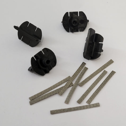 Scalextric Sport C8329 Guide Blades x 4 & Braids x 8
