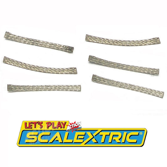 Let's Play Scalextric - C8075 Standard Pick-up Braids / Brushes x 6