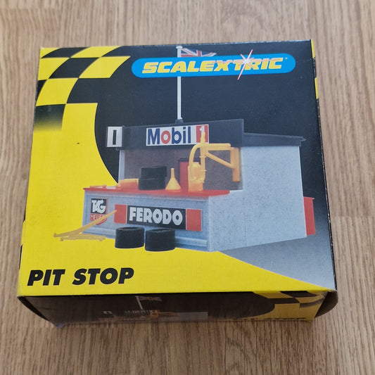 Scalextric C639 Pit Stop Building BNIB