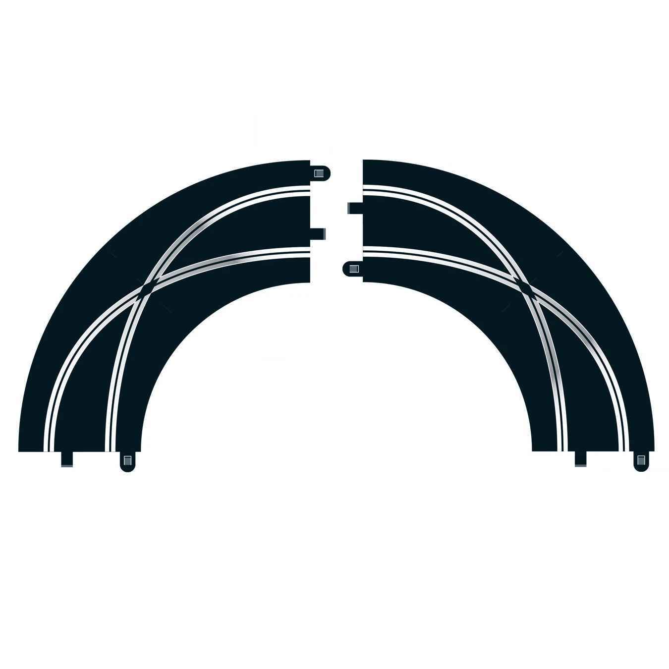 Scalextric C8193 Racing Curves Track Accessory Pack (C8203) NEW
