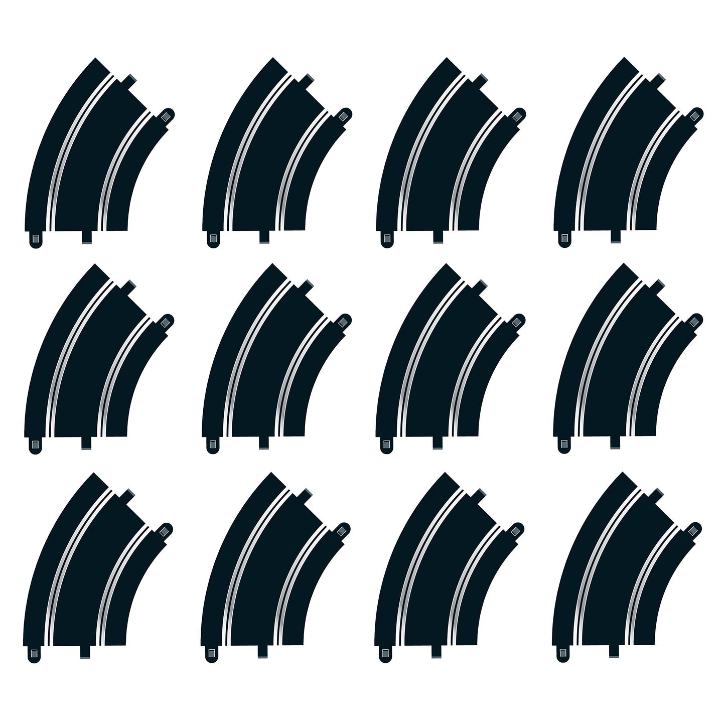 Scalextric C8206 Radius 2 Curve 45º x 12 - Excellent