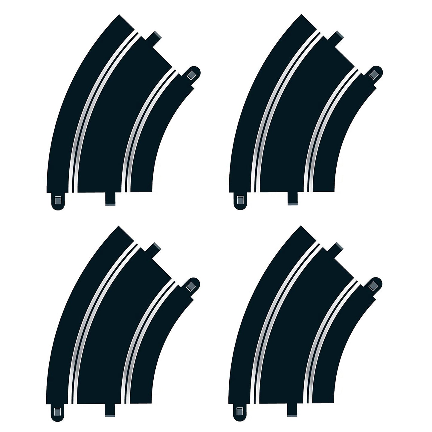 Scalextric C8206 Radius 2 Curve 45º x 4 NEW