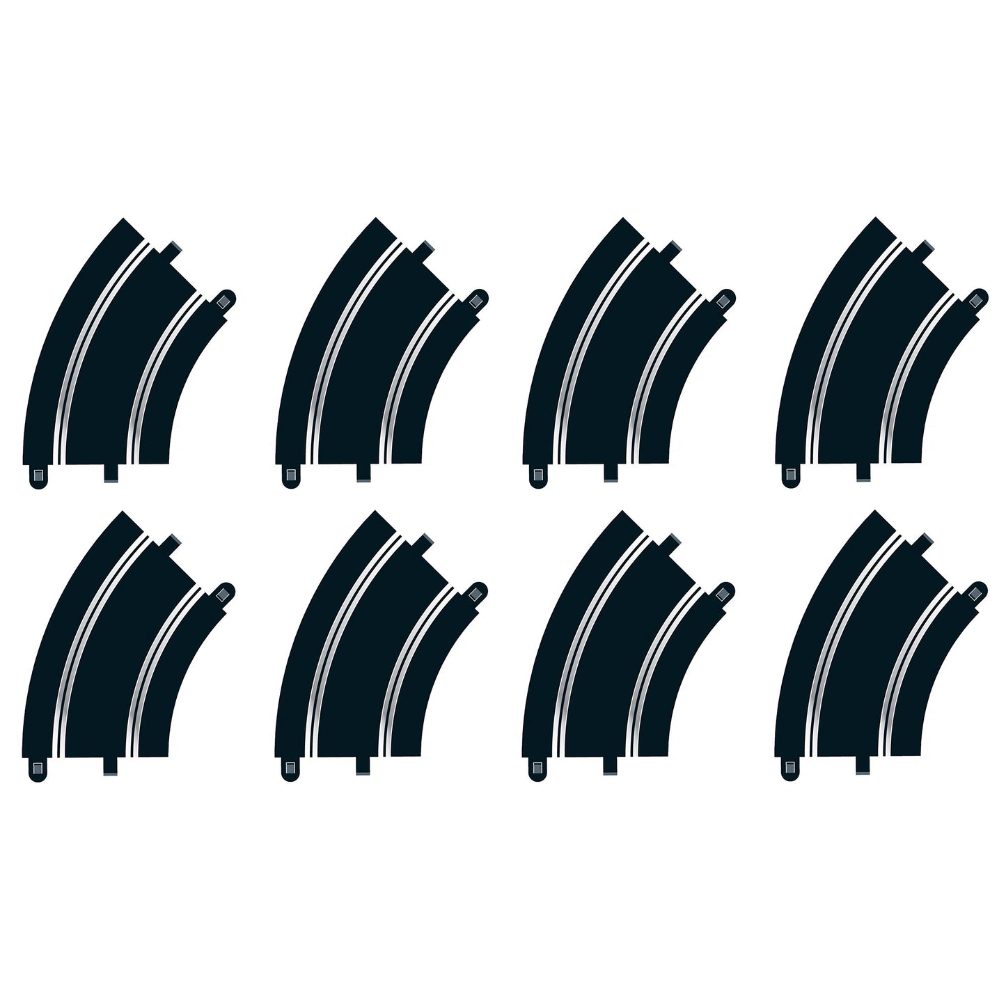 Scalextric C8196 Radius 2 Curve 45º - C8206 x 8 NEW