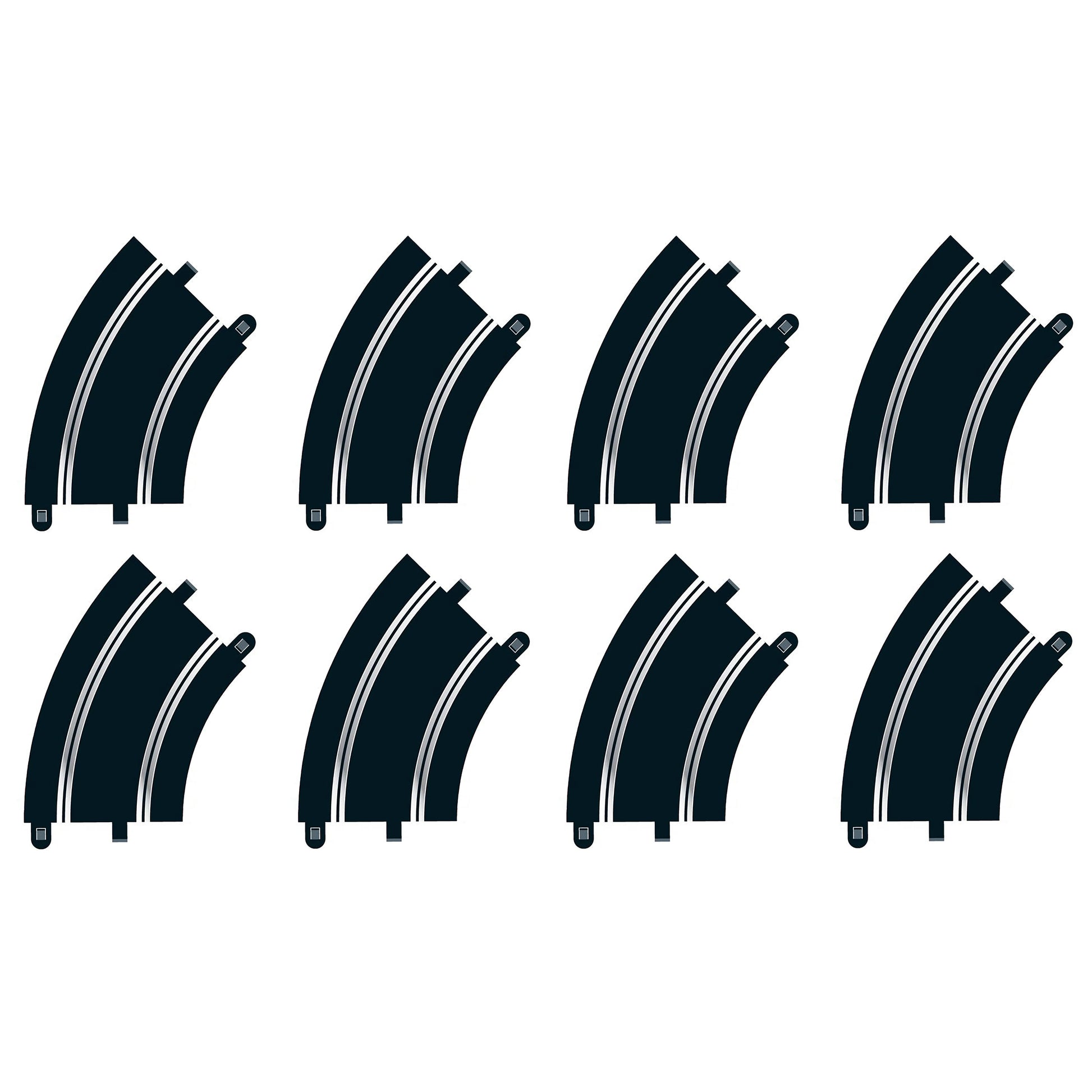 Scalextric C8196 Radius 2 Curves - C8206 x 8 Excellent