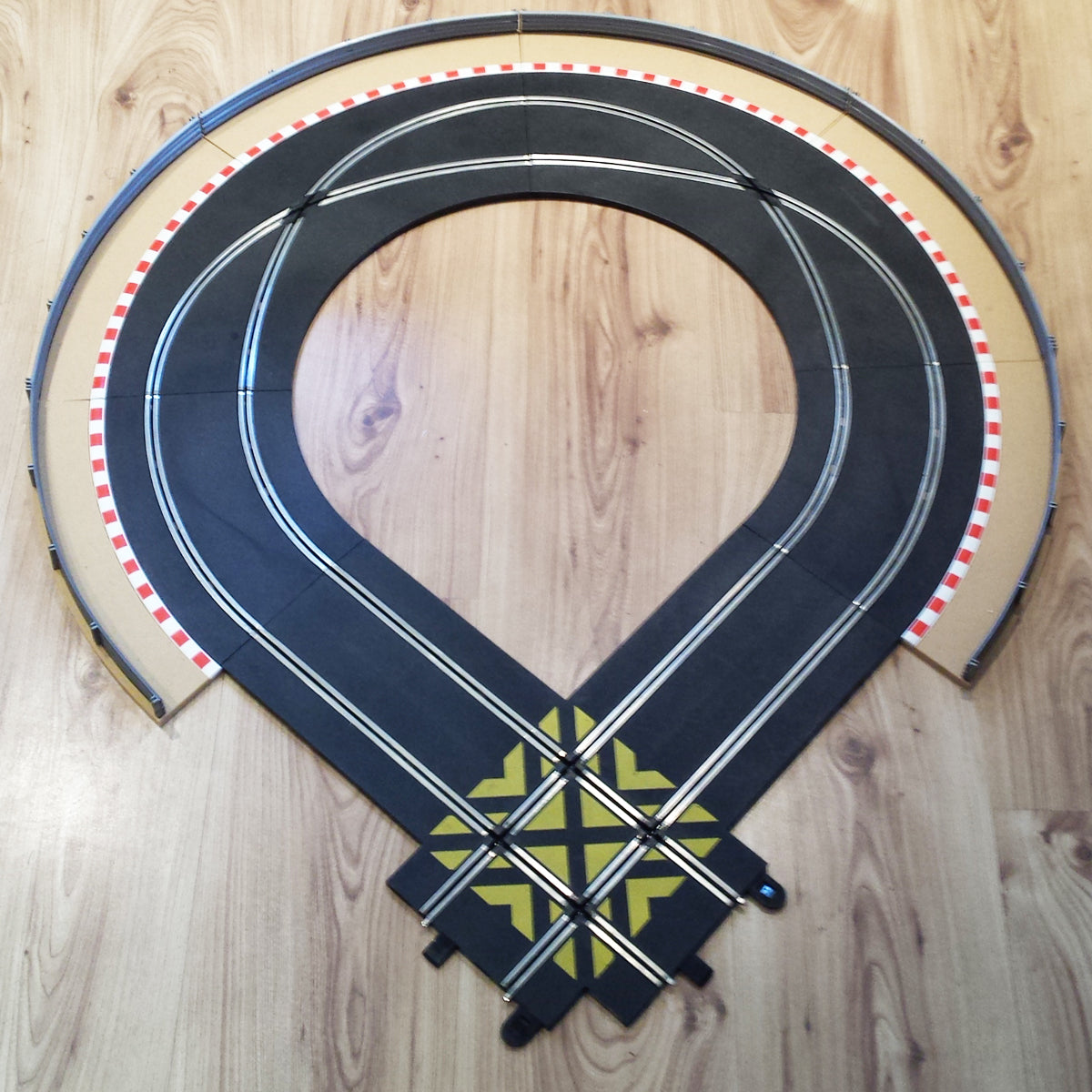 Scalextric Sport 1:32 Track Extension C8210, C8206, C8203 + Borders, Barriers #E - Action Slot Racing