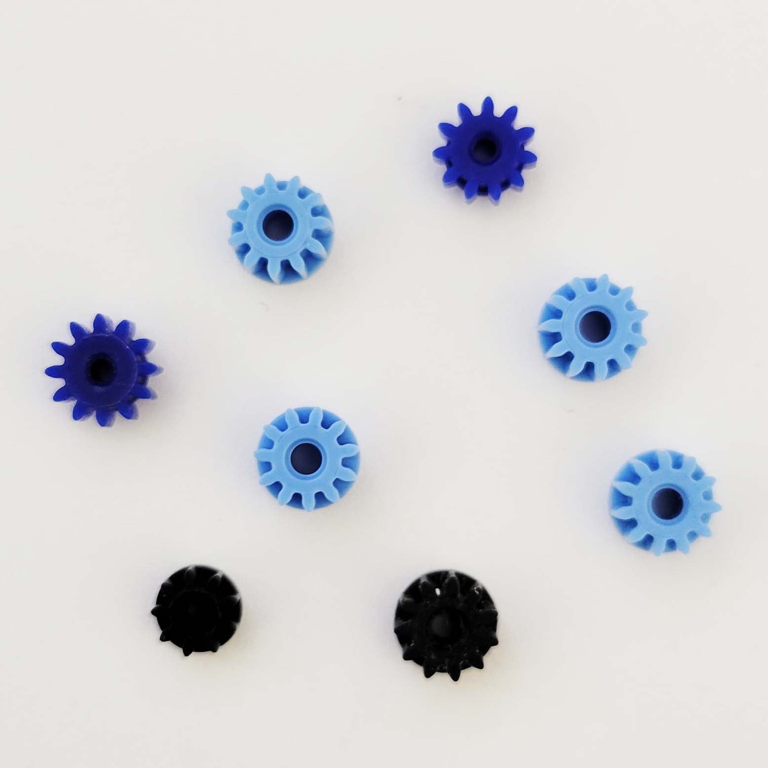 Scalextric W8200 C8403 Blue & Black Pinion Gears #Lot C