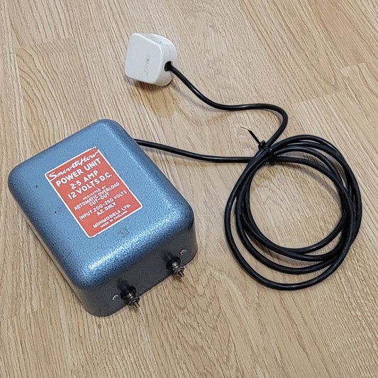 MINIMODELS Smoothflow Scalextric & Train Power Supply Transformer 12v - Action Slot Racing