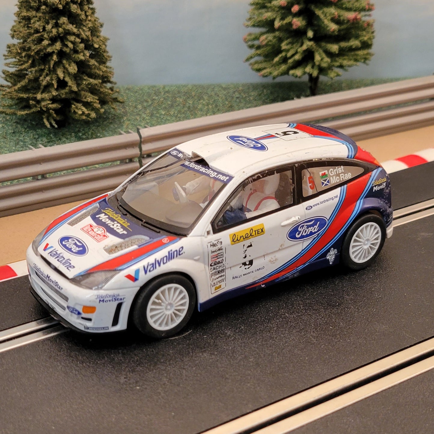 Coche Scalextric 1:32 - C2342 Ford Focus WRC McRae #4 #M