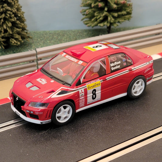 Scalextric 1:32 Car - C2364 Mitsubishi Lancer Evo 7 WRC McRae #8 *Lights* #Z